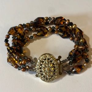 Vintage Multi Beaded Bracelet